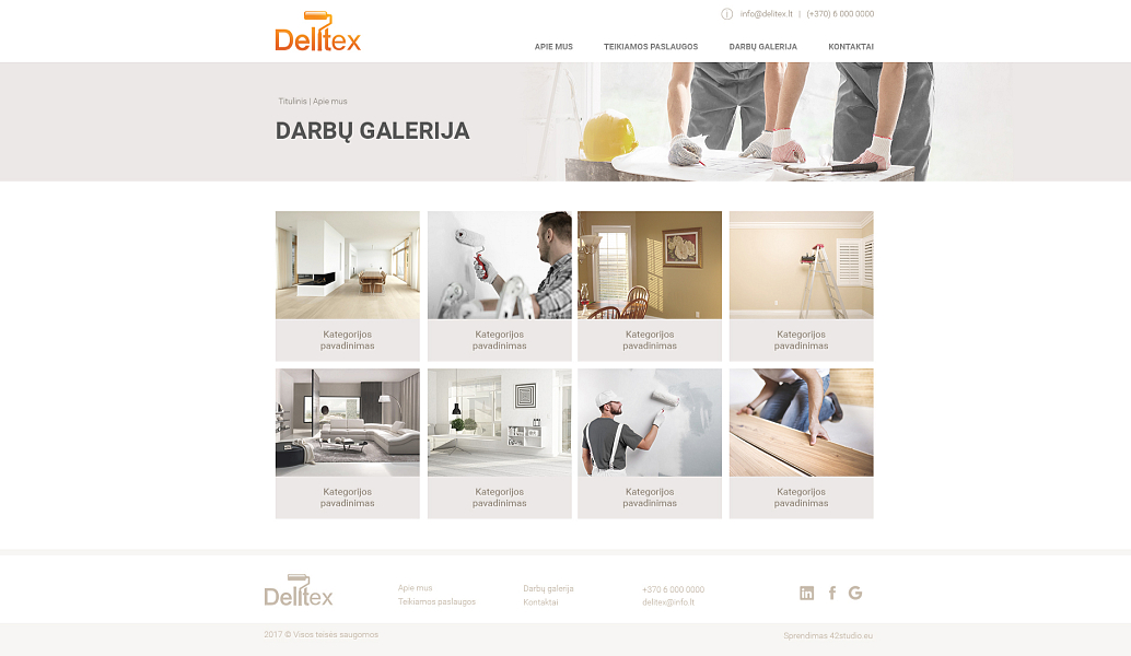 Delitex Darbai