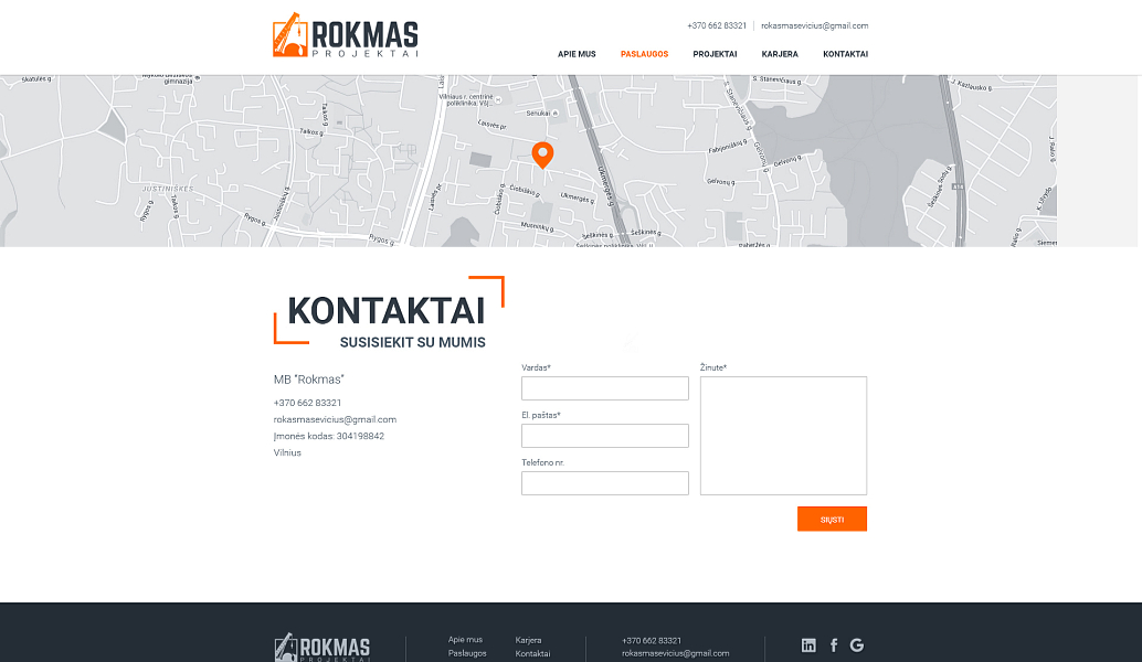 Rokmas kontaktai